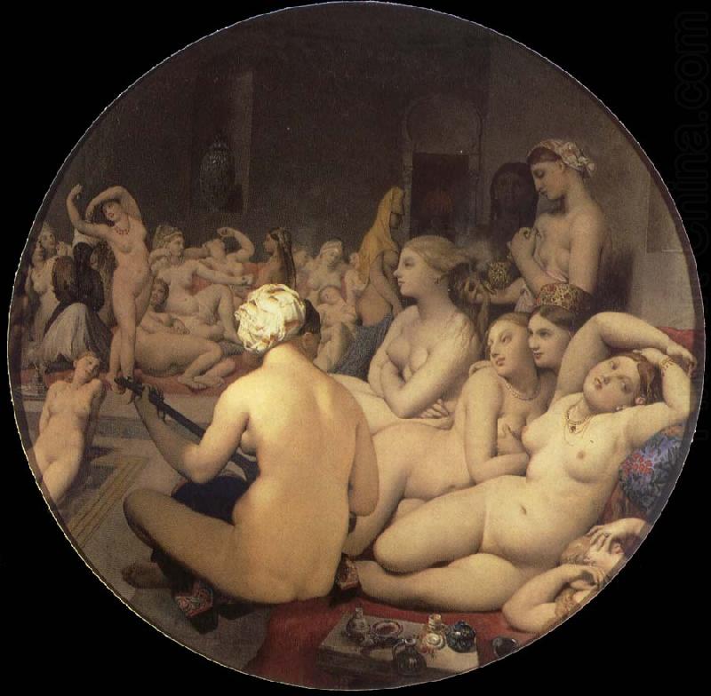 Jean-Auguste Dominique Ingres The Turkish bath china oil painting image